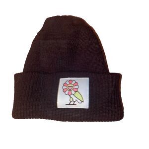 OVO x Takashi Murakami‎ Limited Edition Knit hat Beanie October's Very Own black